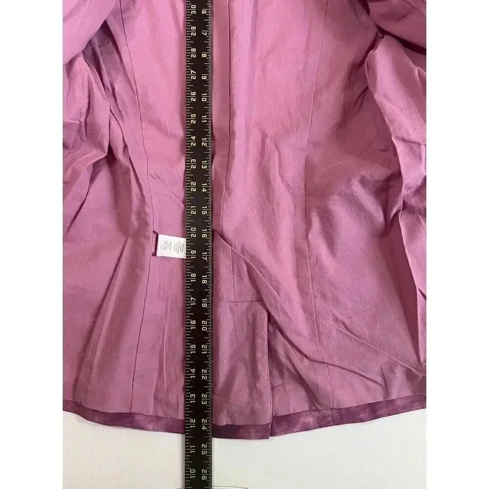 CINQ A SEPT Khloe Blazer 3/4 Sleeve Tie Dye Jacket Womens Size 0 - Picture 8 of 13